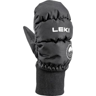 LEKI Little Eskimo - Guanti da bambino, colore: nero, EU 2