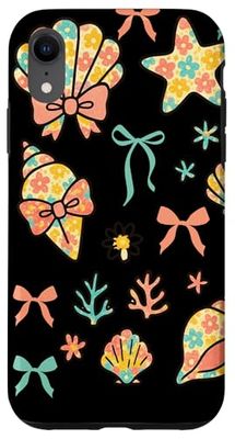 Beachy coquette cute seashell coastal summer Case for iPhone XR