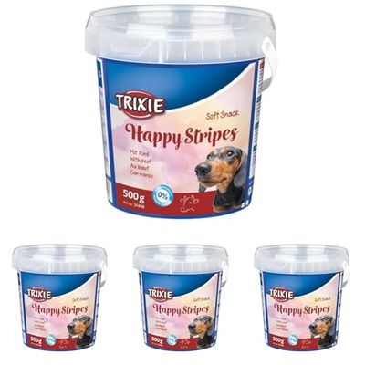 Barattolo Soft snack happy Stripes, 500 g (Confezione da 4)