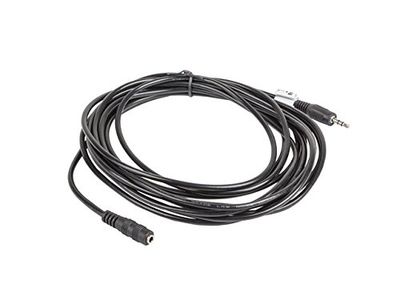 Lanberg CA-MJFJ-10CC-0050-BK jack naar 3,5 mm jack stereo audiokabel, 5m zwart