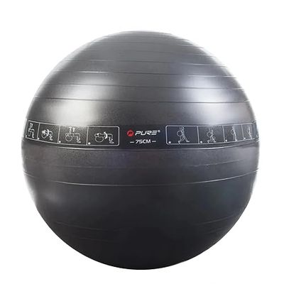 Pure 2Improve Gymnastiekbal, zwart, 75 cm