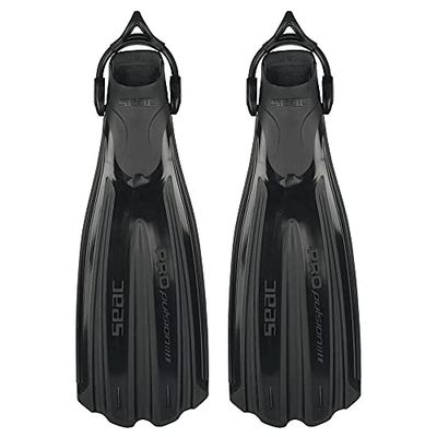 Seac Propulsion S, Pinne da Subacquea con Cinghiolo Elastico, Made in Italy