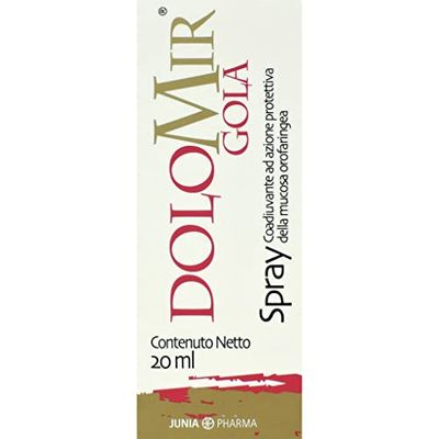 Junia Pharma Integratore Alimentare Dolomir Gola Spray, 20 ml