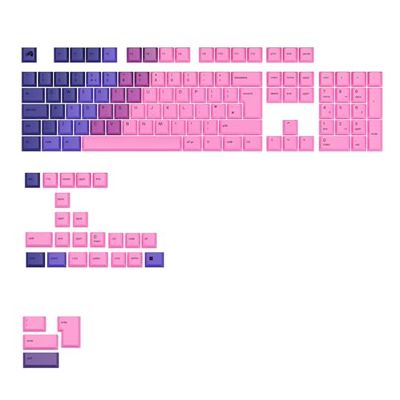 Glorious Gaming - Touches GPBT Gradient - Capuchons pour Claviers Mécaniques (Nebula), ineffaçables, pour claviers mécaniques Custom aux formats 100, 75, 65 et 60%, Disposition Anglaise QWERTY