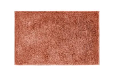 andiamo Florida - Tapis de Bain antidérapant - Doux et Moelleux - Antidérapant - Lavable - 60 x 100 cm - Rouge Rouille