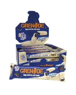 Grenade OREO White Protein Bar - High Protein, Low Sugar, 12 x 60 g