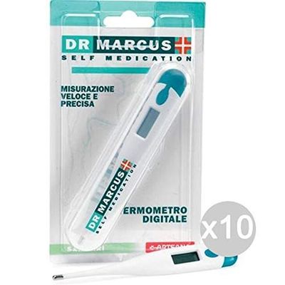 Marcus Set 10 Dr Termometro Digitale Parafarmacia E Cura della Persona, Multicolore, Unica