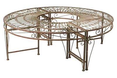 IRON LINE - GREEN TREE BENCH
