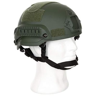 MFH US Michch 2002" raails hjälm ABS (oliv)
