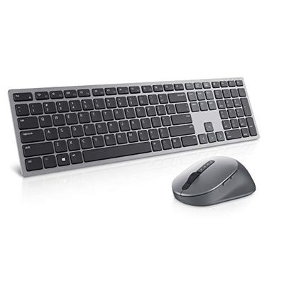 Dell Tastiera e mouse wireless multidispositivo Premier - KM7321W - francese (AZERTY), nero