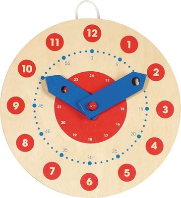 Goki- Reloj, Aprende a Leer la Hora, Multicolor, pequeña (58980)