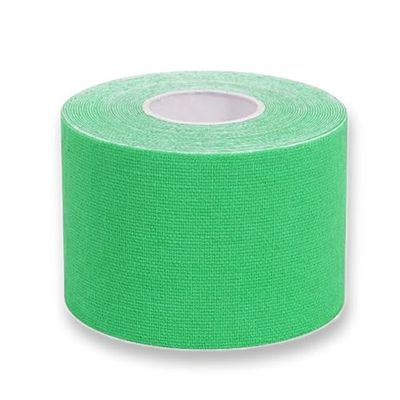 GIMA Kinesiologie Taping, 5 m x 5 cm, 1 ripiano grande, Groen, 1