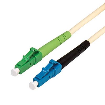VALUE Câble à fibre optique 9/125µm, connecteur LC UPC / LC APC mâle, simplex, ivoire, 5 m