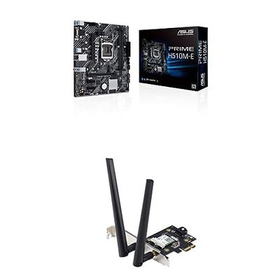 Scheda Madre Asus PRIME H510M-E + Scheda Wireless Asus PCE-AX3000