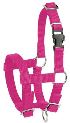 Kerbl Licol en alpaga réglable, Rose, 20 mm PP