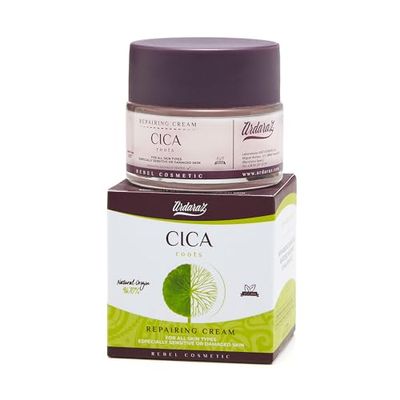 Ardaraz Crema Viso Antirughe con Centella Asiatica (Cica) e Acido Ialuronico. Crema Idratante viso Anti Brufoli che ripara segni e cicatrici 50 ml