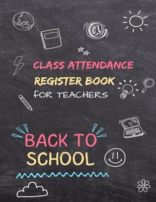 Class attendance register book for teachers with student details.