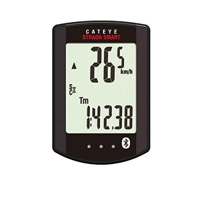 CatEye Ciclocomputer Strada Smart Cc-Rd500B Wireless Bluetooth Nero (Ciclocomputer Cardio E GPS)