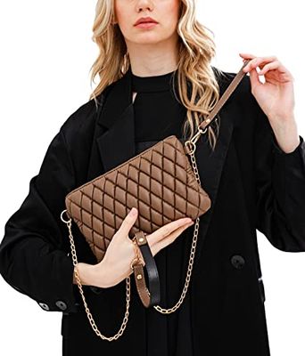 Madamra Women's TRFMDMRA100098 Shoulder Bag, brązowy, 17 x 25 x 18 cm
