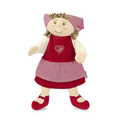 Sterntaler Burattino a forma di Gretel, 28 x 27 x 9 cm, Rosso