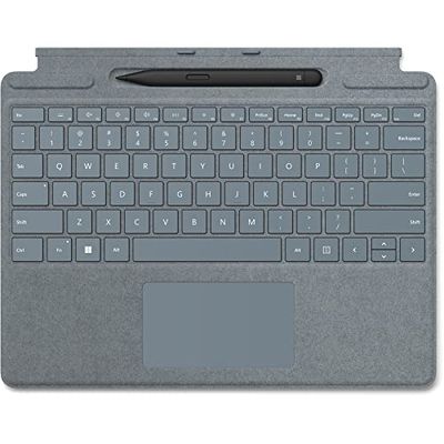 Microsoft Surface Pro 8 / X Type Cover + SlimPen2 at/DE Ice *NUOVO *