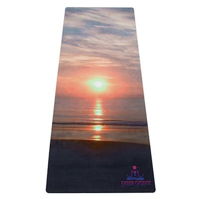 Yoga Yogee Unisex's Combo Yoga Mat, Zonsopgang, 180 x 60 cm
