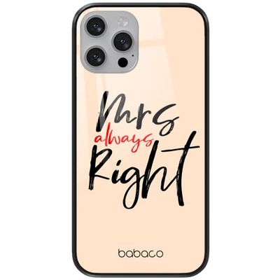 ERT GROUP mobiltelefonfodral för Huawei MATE 10 originalt och officiellt licensierat Babaco mönster Mrs Right 001 tillverkad av härdat glas, optimalt anpassat till mobilens form, skyddsfodral