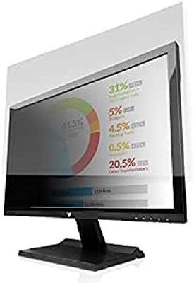 V7 27" Filtro de privacidad para PC y portátil - Filtro de pantalla para monitores (Monitor, Filtro de privacidad para pantallas sin marco, Negro, LCD, 16:9, Pantalla ancha)