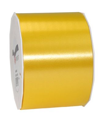 C.E. PATTBERG Fita de presente amarelo, fita de 91 m embalar para ondular, 90 mm de largura para artesanato, decoração e embrulho de presente para qualquer ocasião