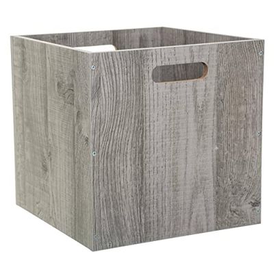 Five - Boîte de Rangement en Bois Gris