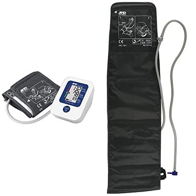 A&D Medical UA-651SL Plus Blood Pressure Monitor with AFib Screening & Large Cuff Arm Circumference Cuff 31 to 45cm