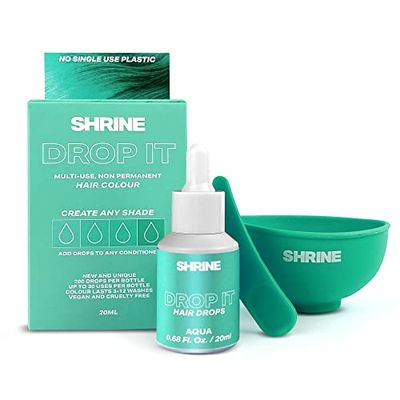 SHRINE Drop It Semi-Permanent Hair Dye Drops Aqua 20ml