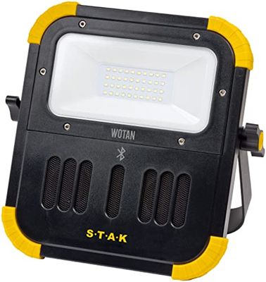 STAK BY VELAMP WOTAN: lampada da lavoro ricaricabile 3000 lumen con Bluetooth