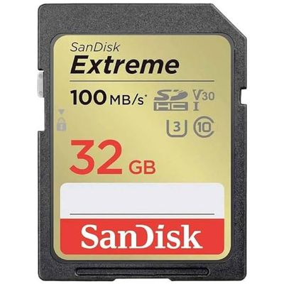 SANDISK - CARDS EXTREME PLUS 32GB SDHC MEMORY CARD 100MB/S 60MB/S UHS-I CLASS