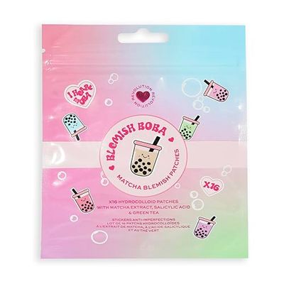 I Heart Revolution, Patchs Imperfections Bubble Tea Boba, Petits mais Puissants avec Acide Salicylique et Thé Vert