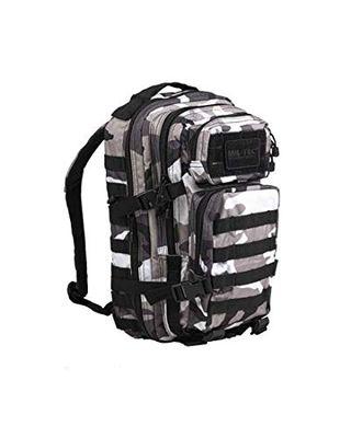 Mil-Tec Miltec Sac À Dos Us Assault Pack Petit Urban, a Unisex, Noir, Taille Unique