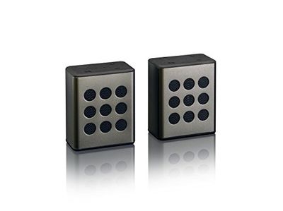 Lenco BTP-200BK Stereo portable speaker 5W Grey - Portable Speakers (2.0 channels, 5 W, Wired & Wireless, Micro-USB, Stereo portable speaker, Grey)