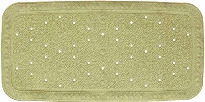 Basic Marble Bath Mat 100% Synthetic Rubber, PVC Green, 36 x 92 cm