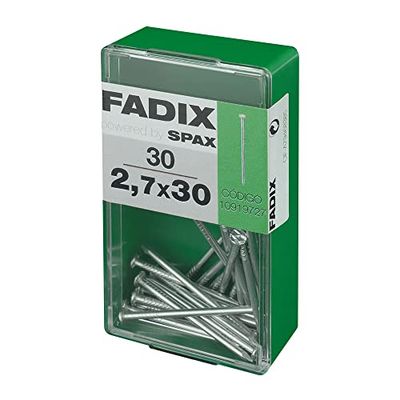Boîte S 30 pcs Clou CP ACIER 2, 7x 30mm FADIX