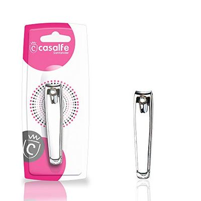 Casalfe Corta-unhas de aço inoxidável com lima incluída, 1