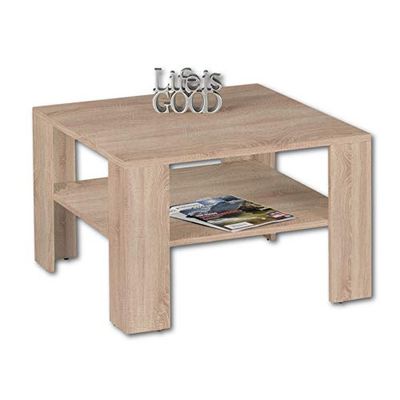 Stella Trading Joker Mesa de centro (70 x 70 cm, carvalho sonoma)