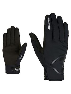 Ziener Urso GTX INF - Guanti da sci di fondo, da uomo, antivento, traspiranti, aderenti, colore nero, 5