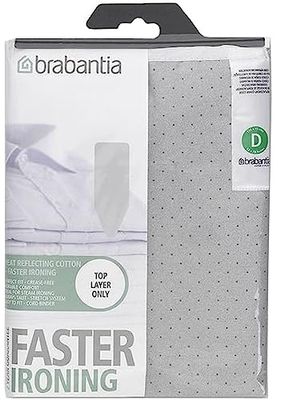 Brabantia - Capa protetora para mesa de ferro, cinzento (metal), 135 x 45 cm, 1 unidade