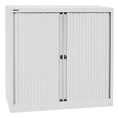 Bisley Lg645 EuroTambour, 2 étagères de Rangement pour Volets roulants en Acier 2,5 Oh 1000 mm Gris Clair 43 x 100 x 103 cm
