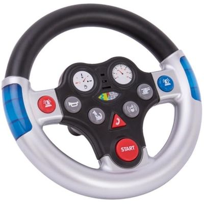 Big 800056493 – Rescue de sonido de Wheel infantil vehículos, plata , color/modelo surtido