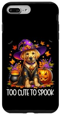 Cute Halloween Golden Retriever Puppy Is Too Cute To Spook Case for iPhone 7 Plus/8 Plus
