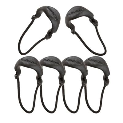 Maxpedition Small Zipper Pulls Pack Of 6 Luggage Tag, 2 cm, Black