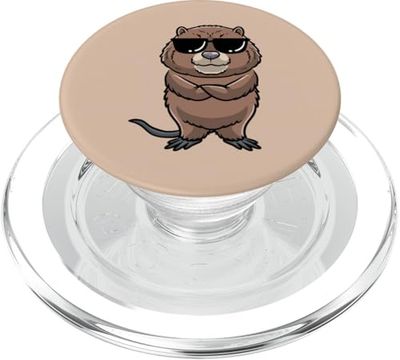Cute Muskrat Design Rodent Animal Lovers PopSockets PopGrip for MagSafe