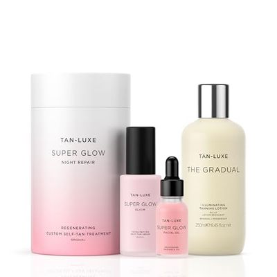 Tan Luxe Super Glow Night Repair Kit + Tan Luxe THE GRADUAL Self Tan Lotion (250 ml)