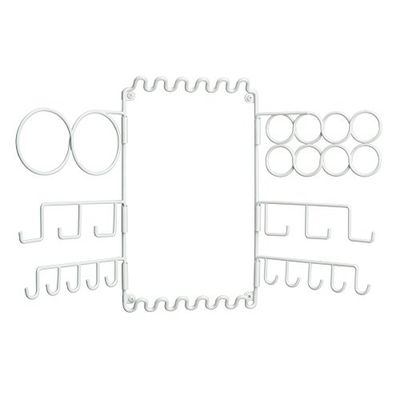 iDesign 07172EU Classico Support Mural à Accessoires Métal Blanc